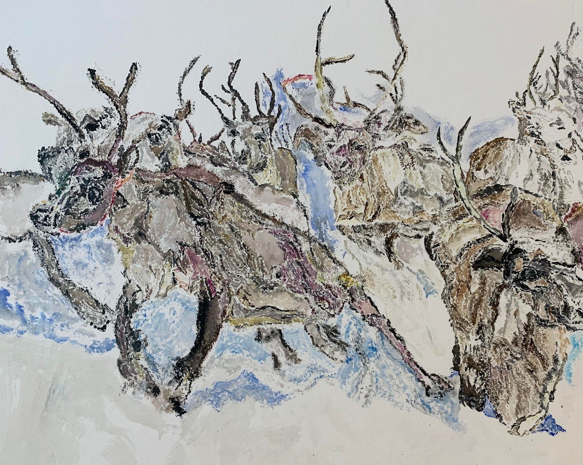 Reinsdyrflokken, innrammet