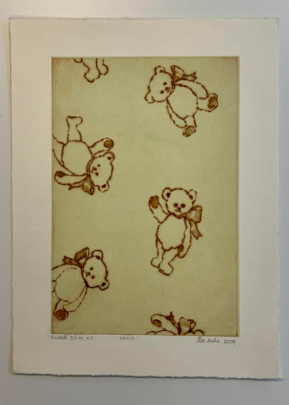 Bamse, blå-gul