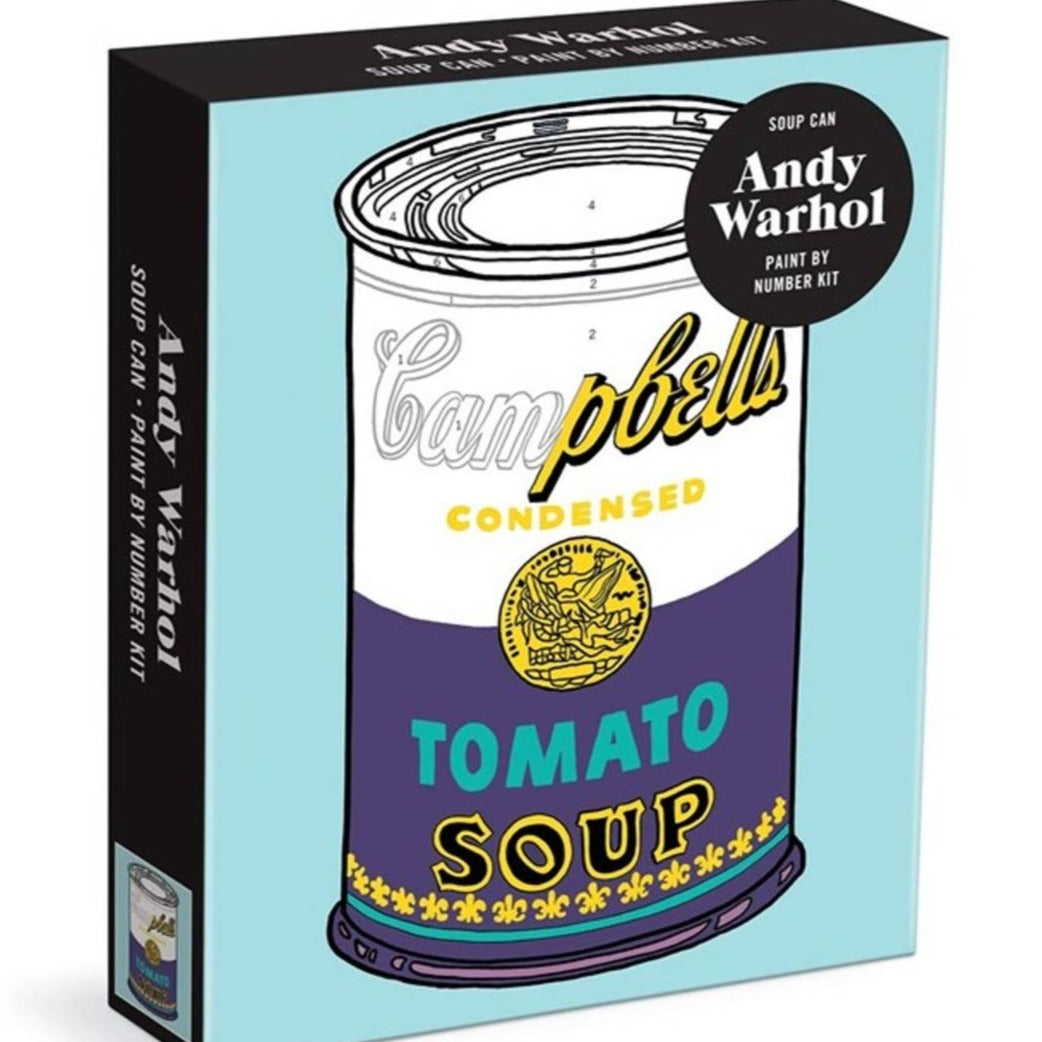 Andy Warhol Soup Can Paint By Number Kit