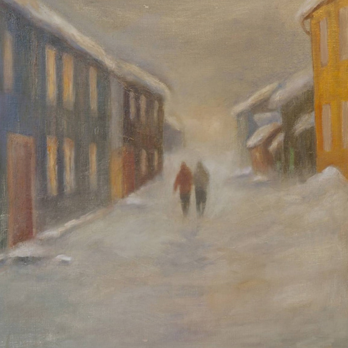 Doble kunstkort: Mot Slegghaugan, Eli Wintervold