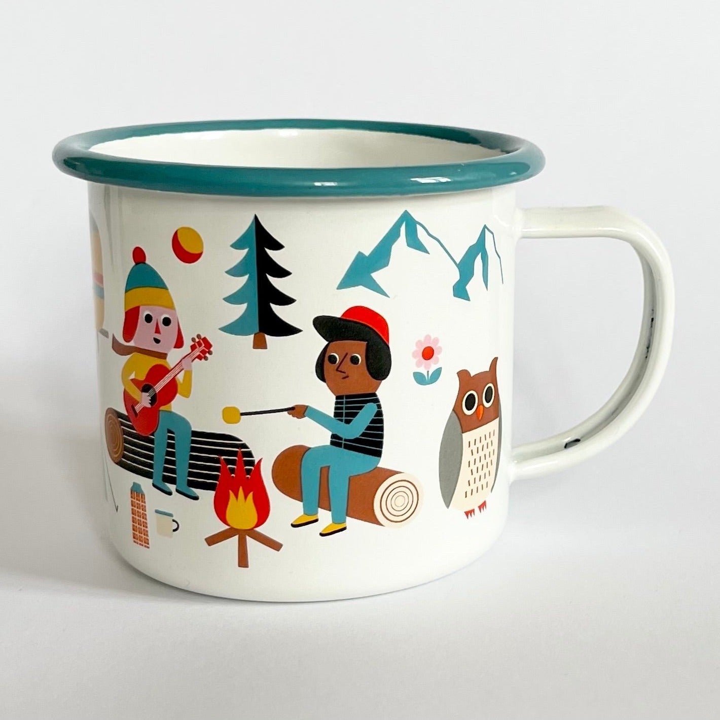 Emaljekrus: Camping Lover