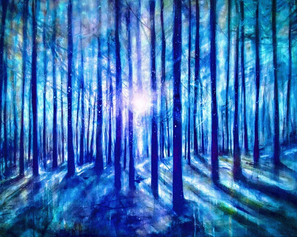 Blå skog