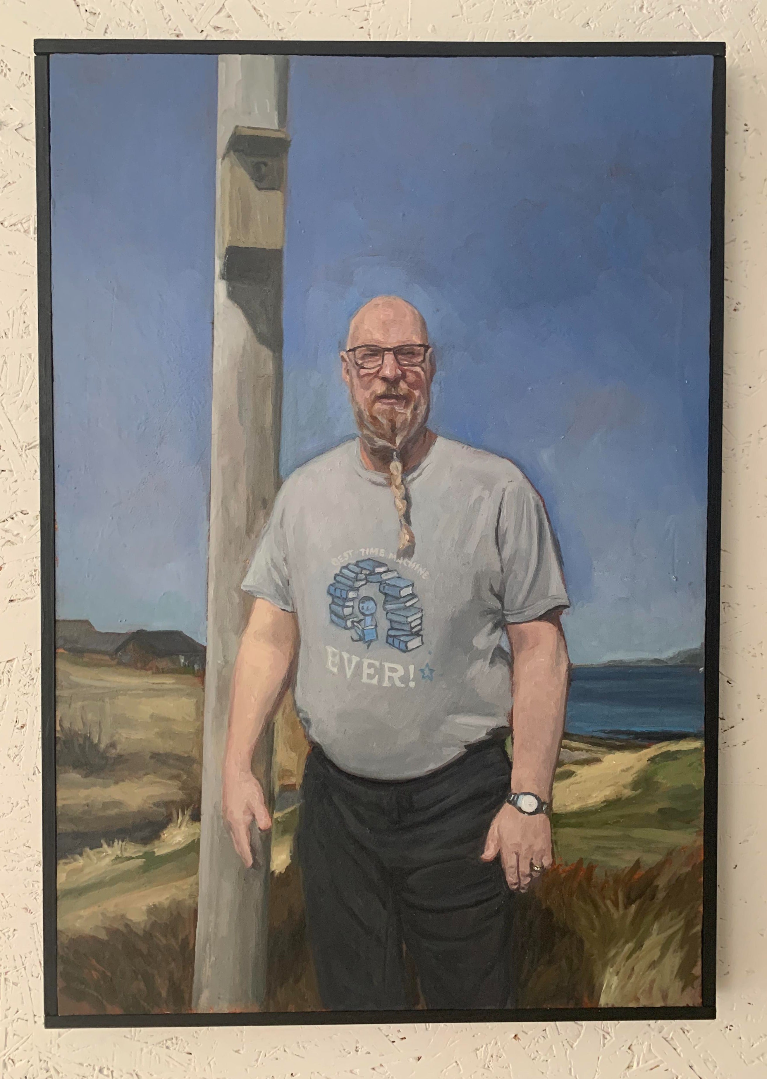 Ingvar ved fuglekassen