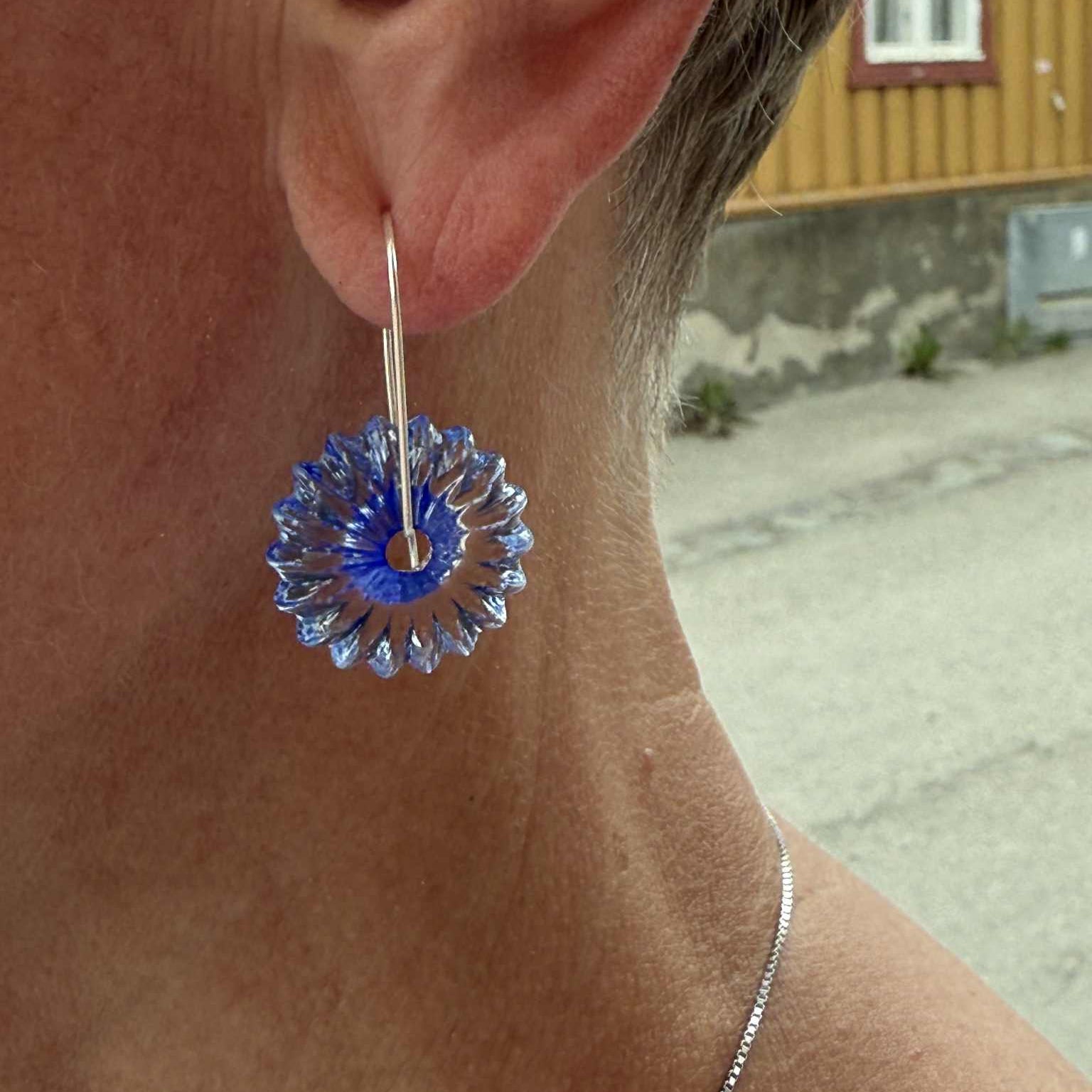 Øredobber i glass: Limpid