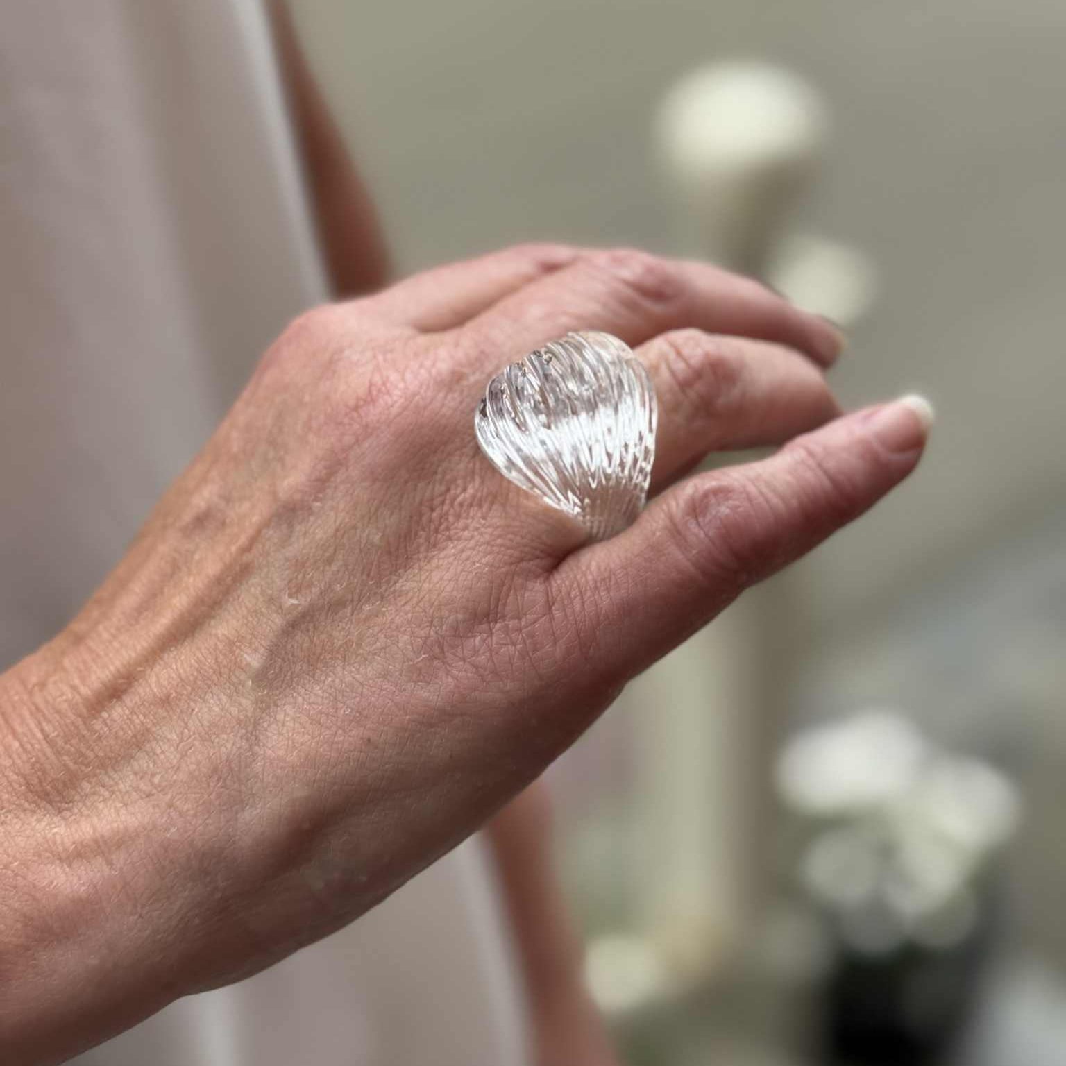 Ring i glass: Limpid