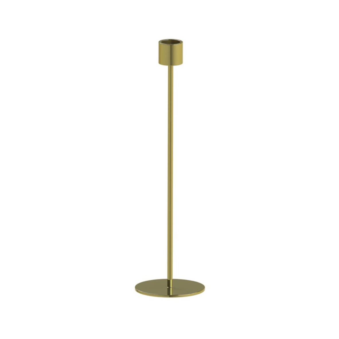 Lysestake, 29 cm Brass