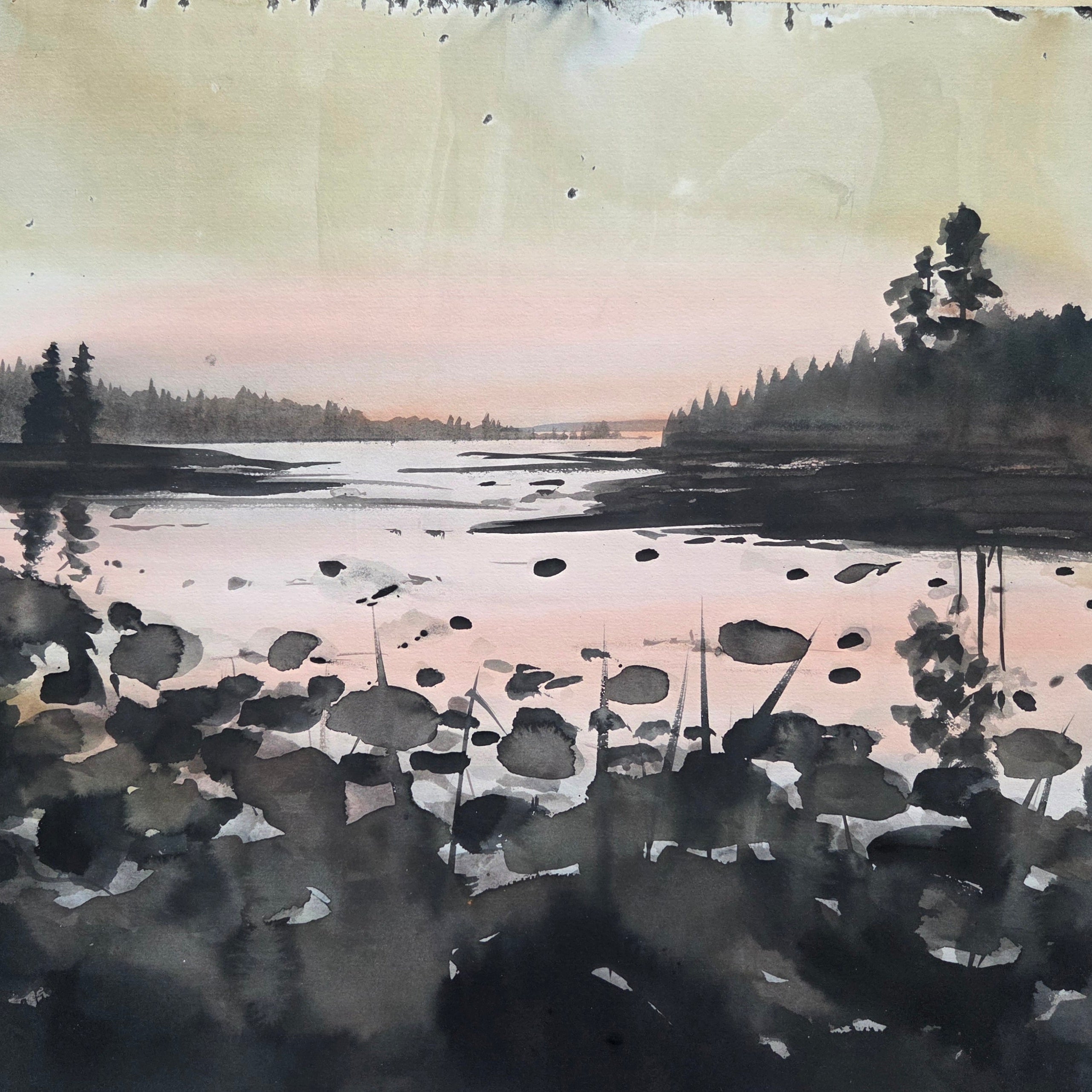 Kveldsro, innrammet