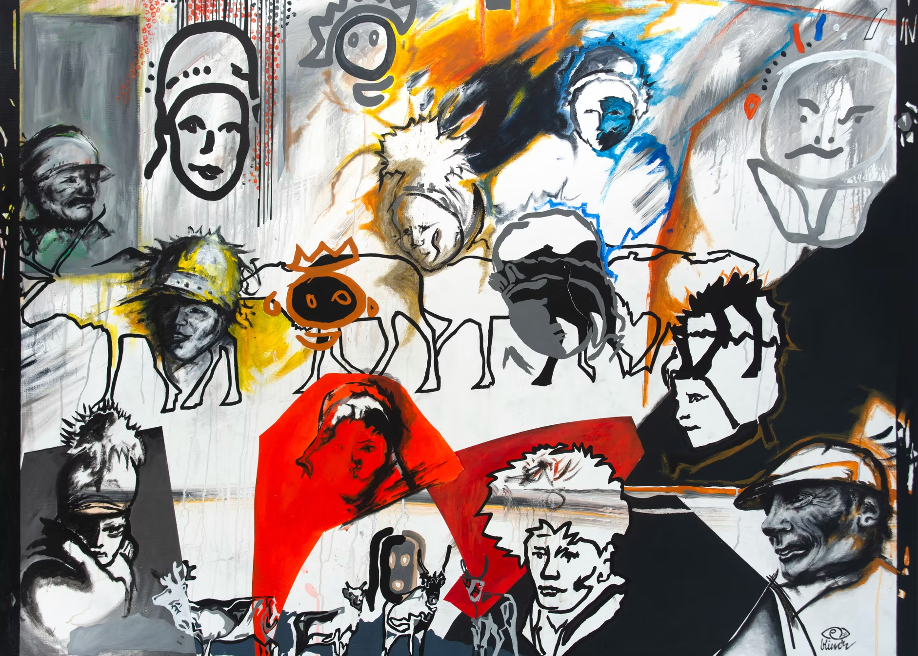 Andens armé vaktar fjället (med passpartout)