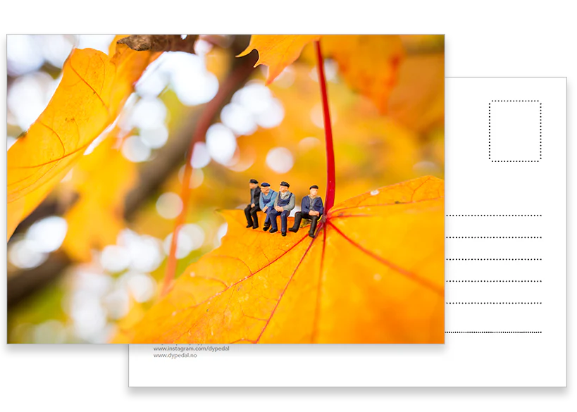 Enkle postkort fra Tiny People by Dypedal