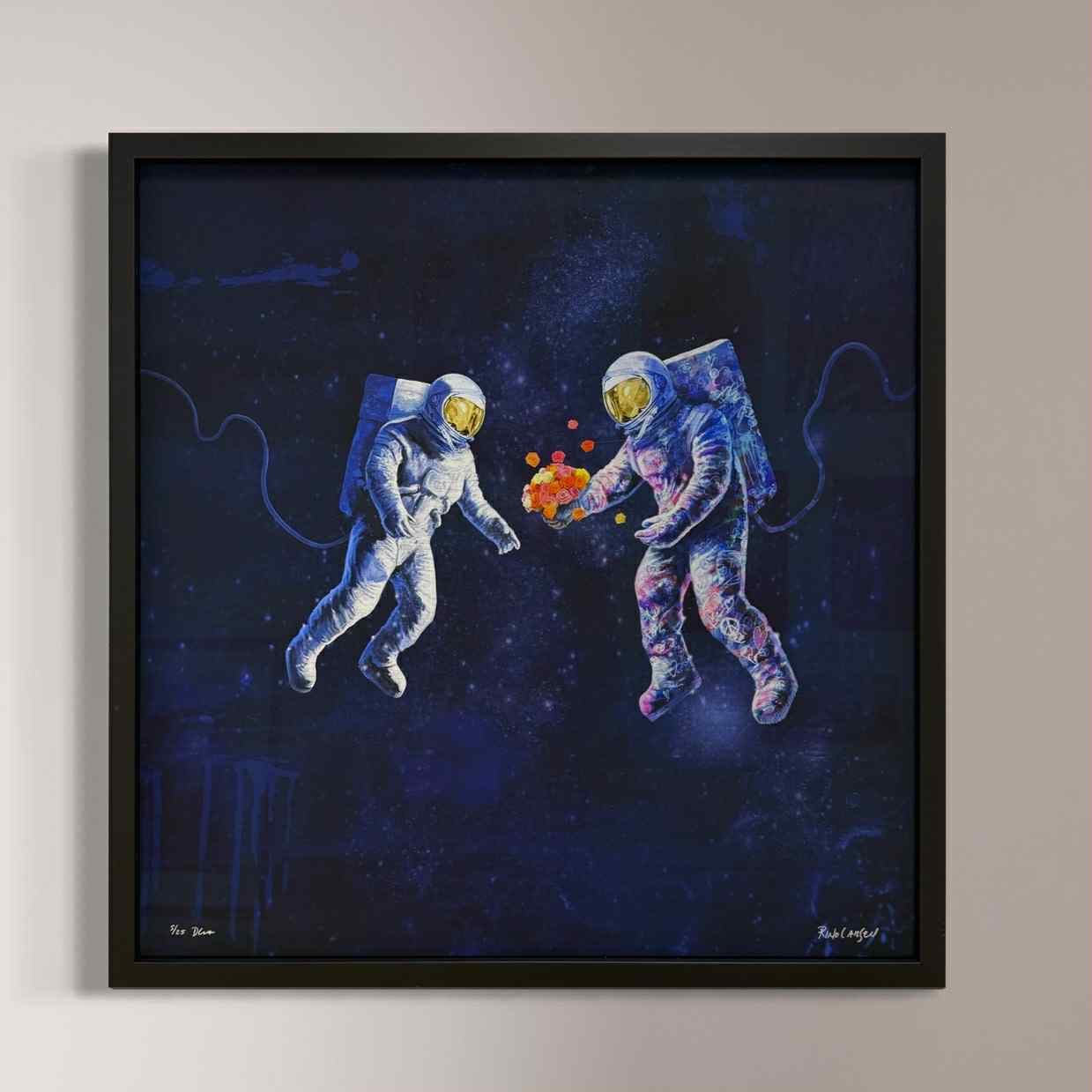 Love is in the air, storformat - ferdig innrammet