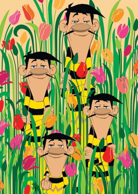 Flipping the bird (Flower edition)