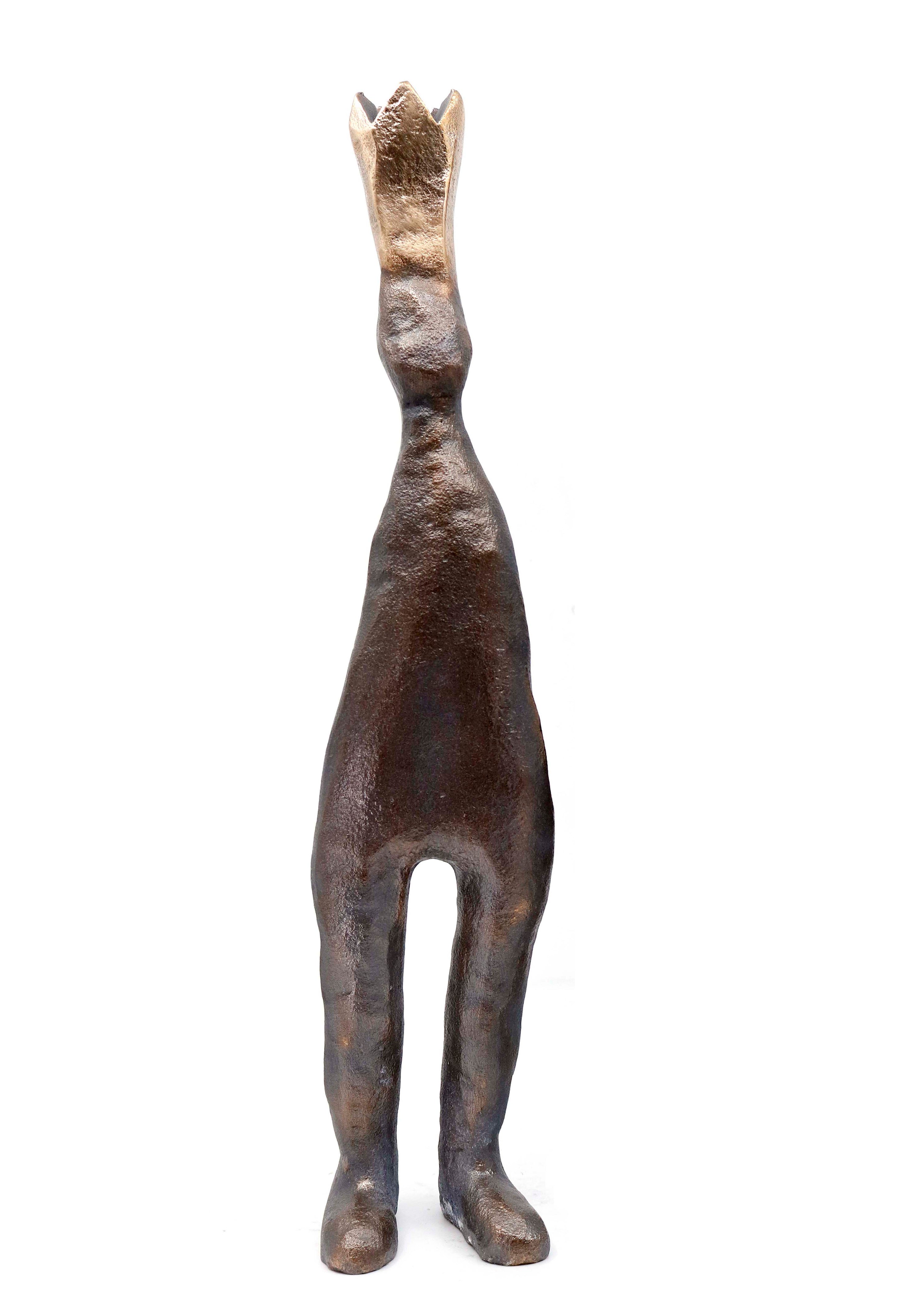 Helt konge - skulptur i bronse