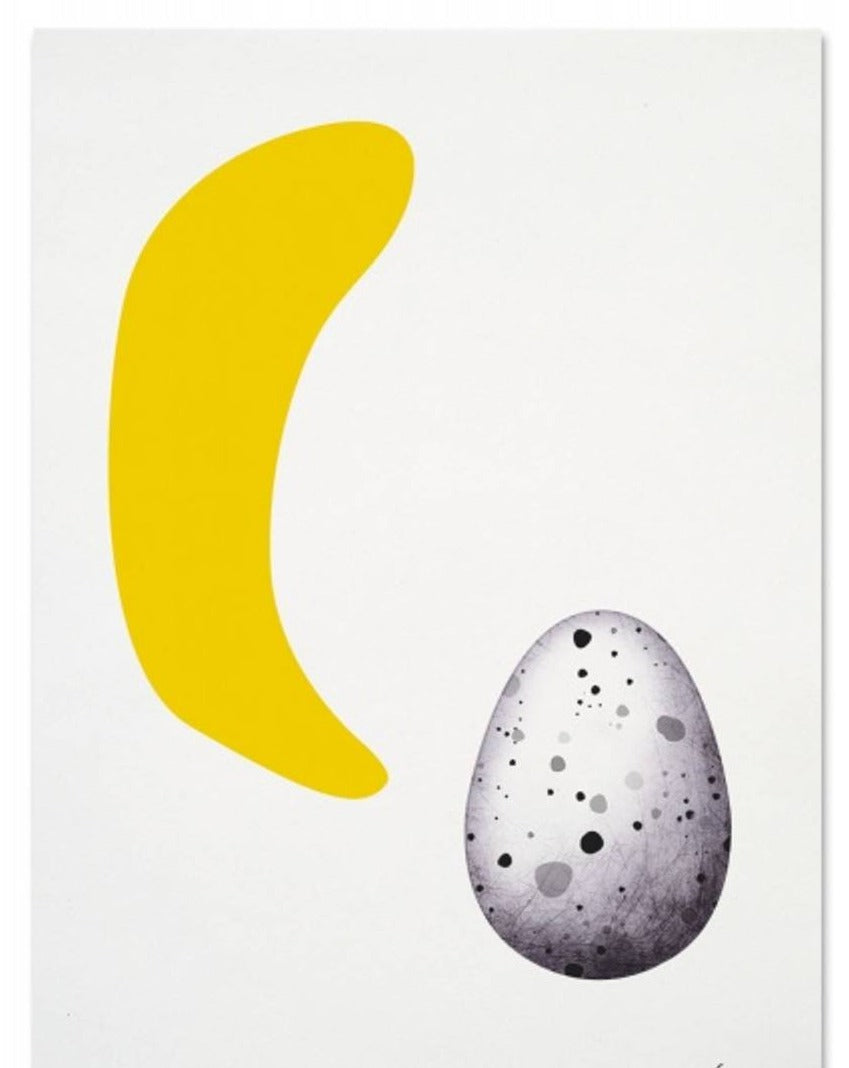 Banan og egg, A3 Sukhi - plakat