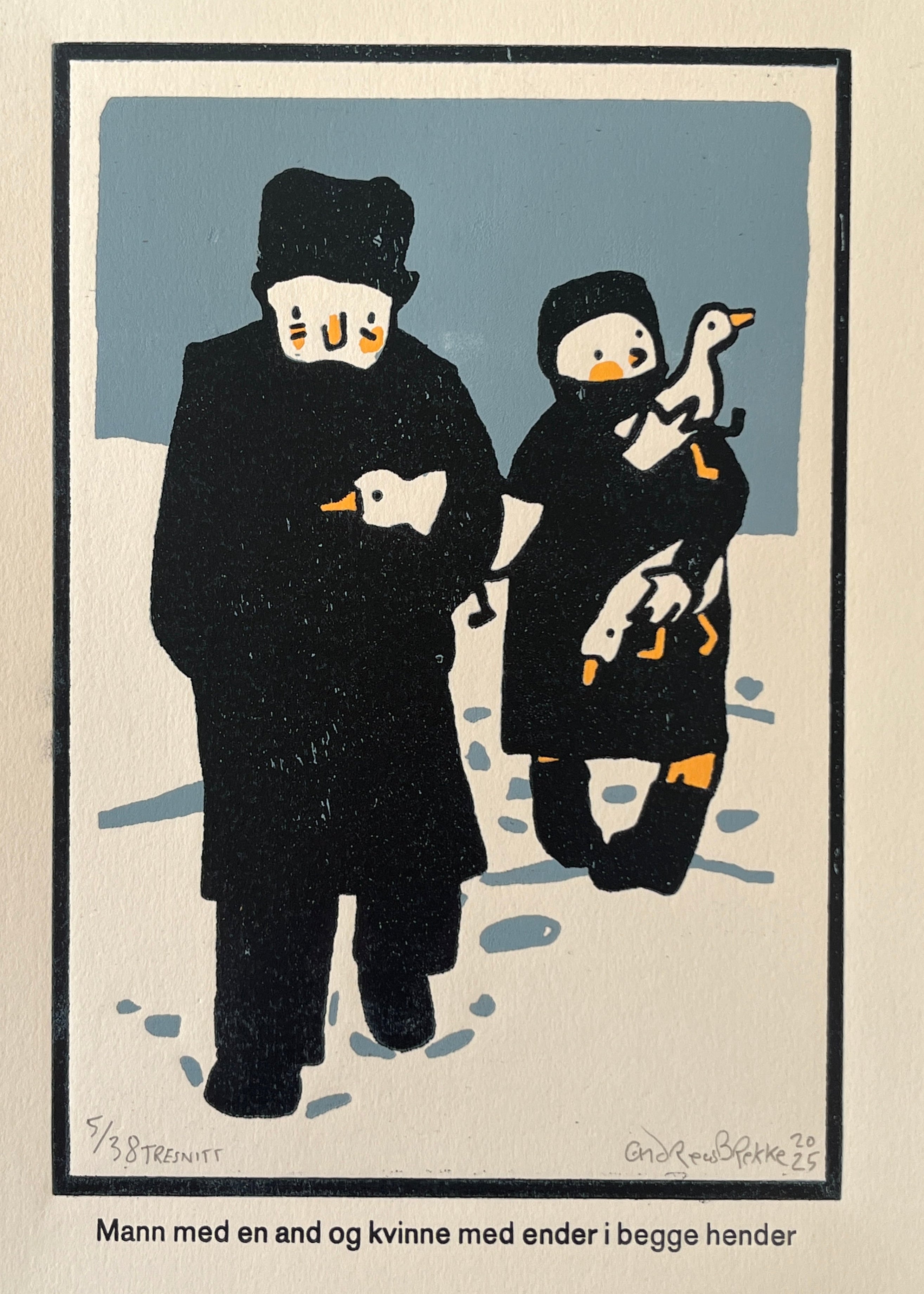 NYHET: Mann med en and ...
