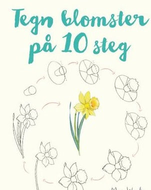 Tegn blomster på 10 steg